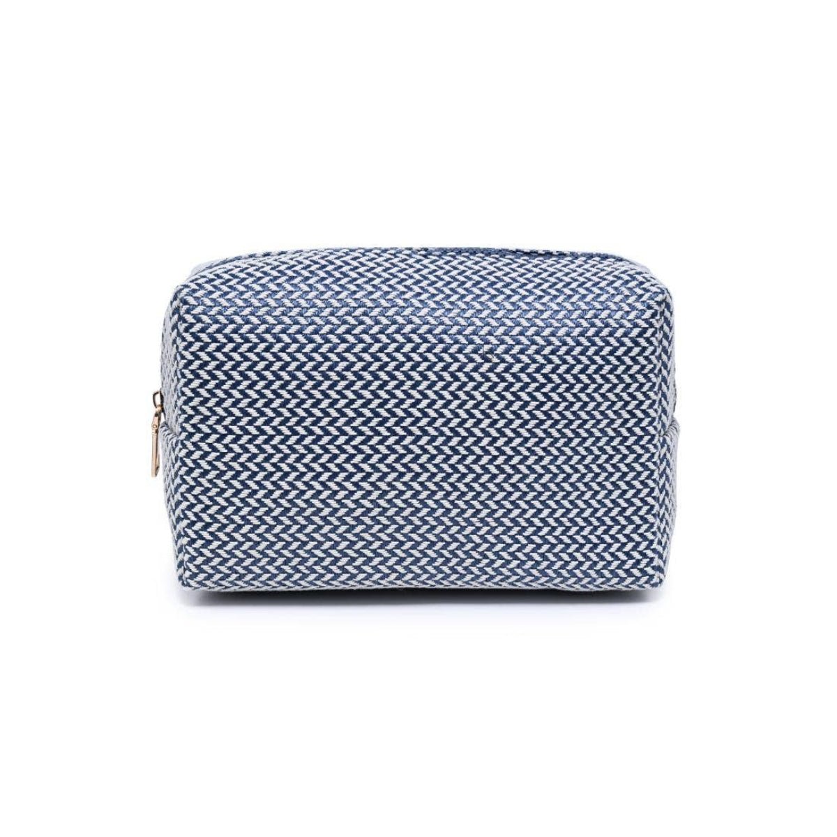 Switchback Cosmetic & Travel Organizer Pouch: Black - Twirls + Twigs