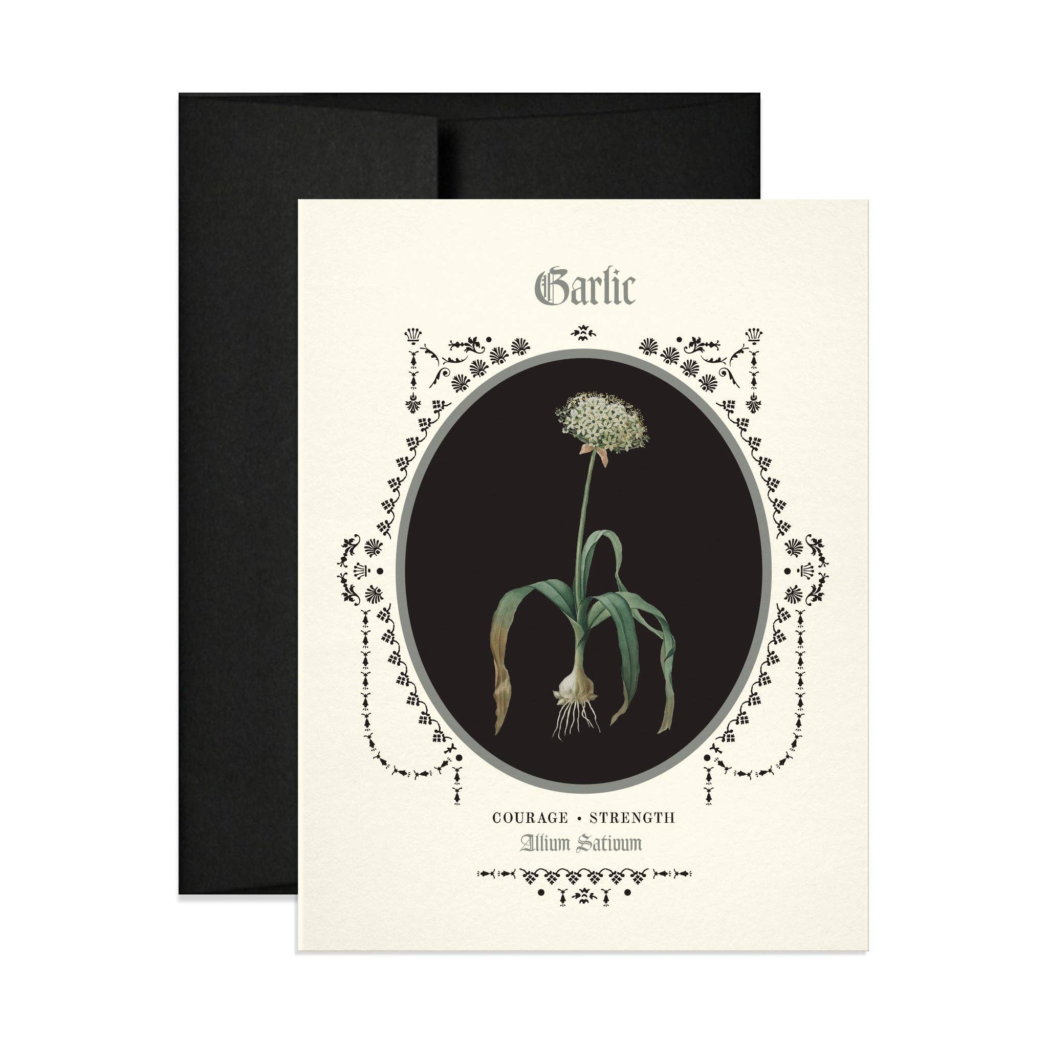 Garlic Courage Card - Twirls + Twigs