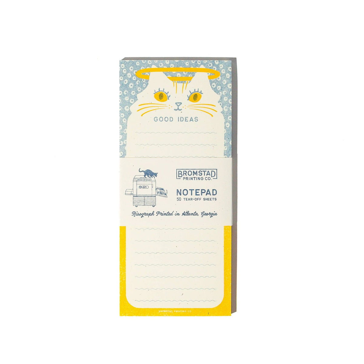Good Ideas - Tall Risograph Notepad - Twirls + Twigs