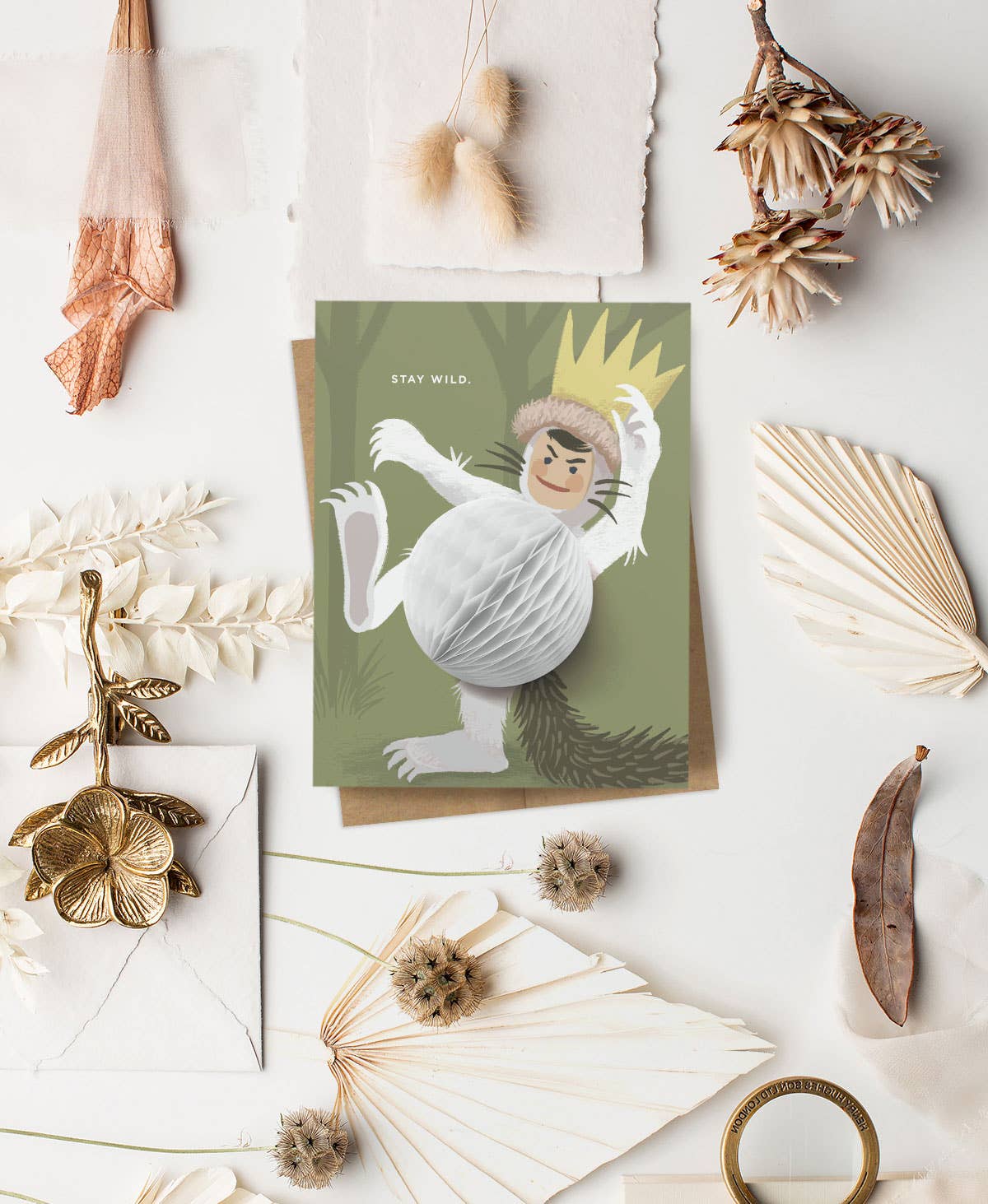 Pop-up Card - Stay Wild - Everyday - Twirls + Twigs