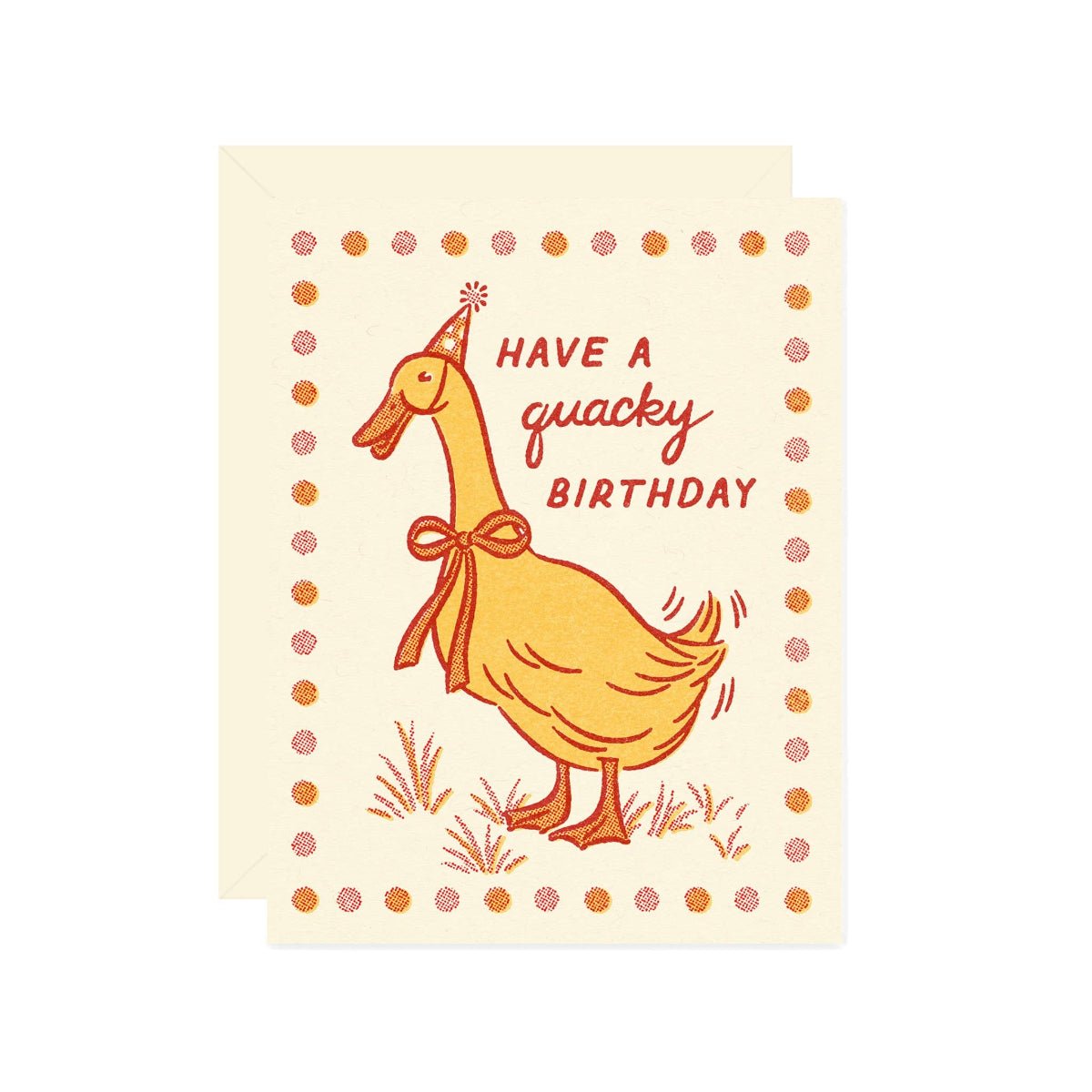 Quacky Duck Birthday Card - Twirls + Twigs