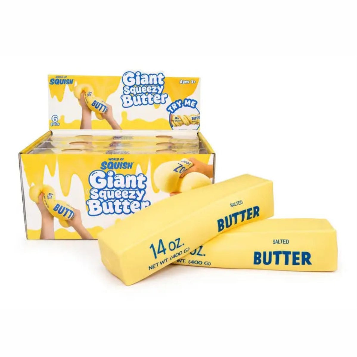 10" Giant Squeezy Butter - Twirls + Twigs
