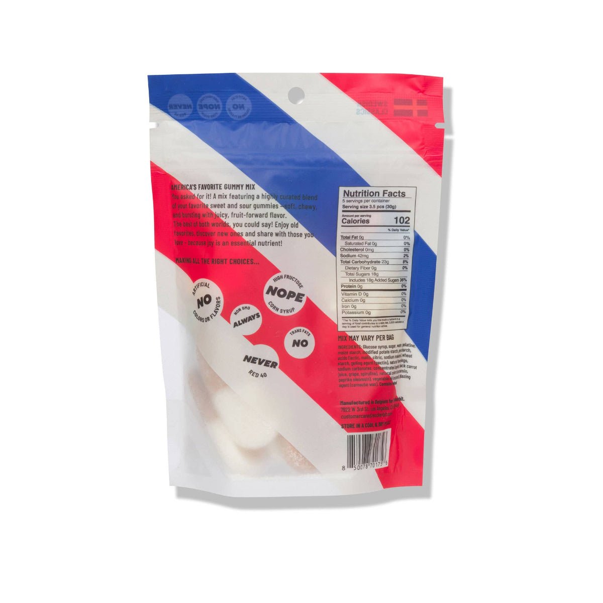 America's Favorite Gummy Mix 5.5oz Silver Edition - Twirls + Twigs