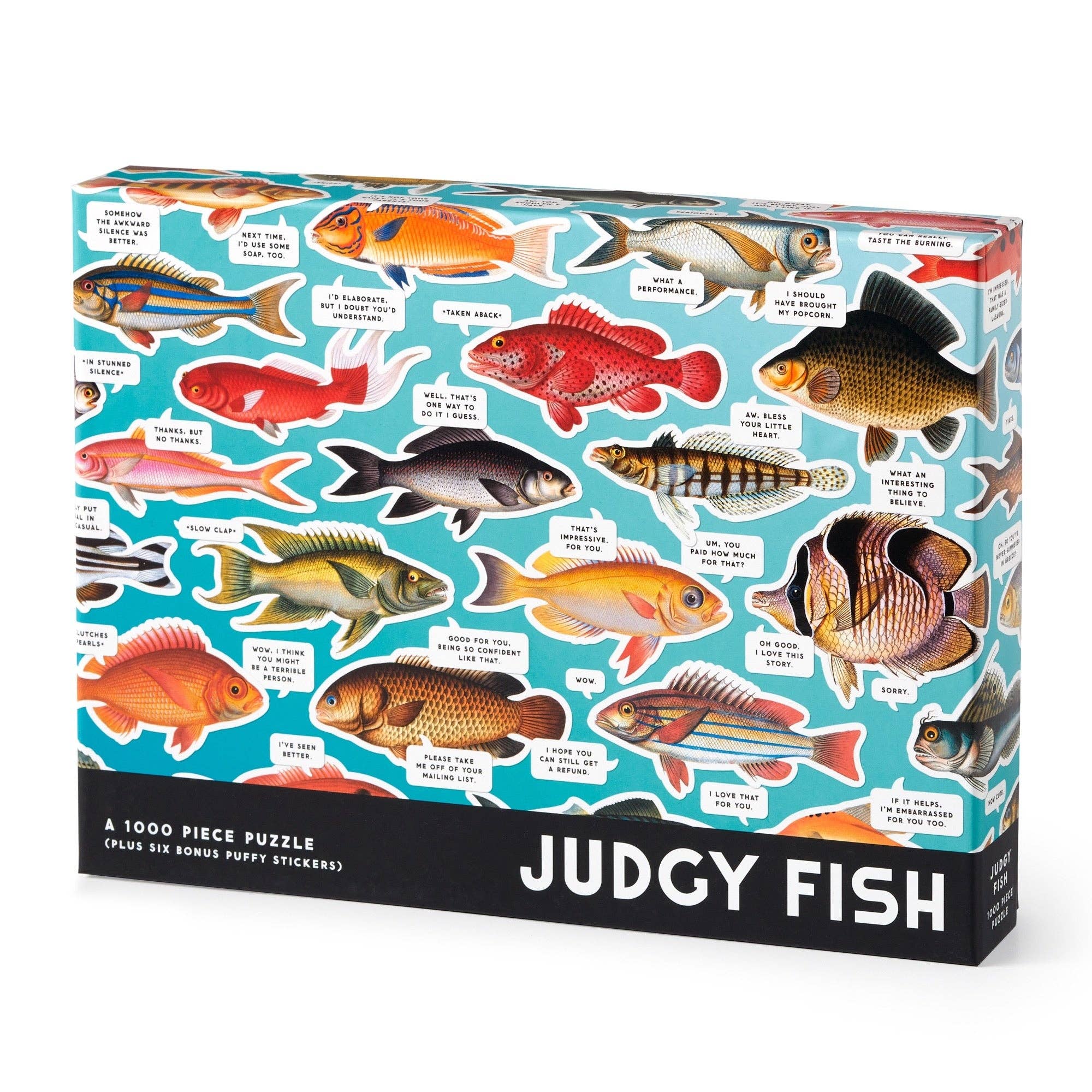 Judgy Fish 1000 Piece Puzzle - Twirls + Twigs