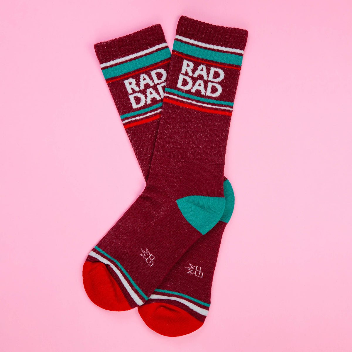 Rad Dad Gym Crew Socks - Twirls + Twigs