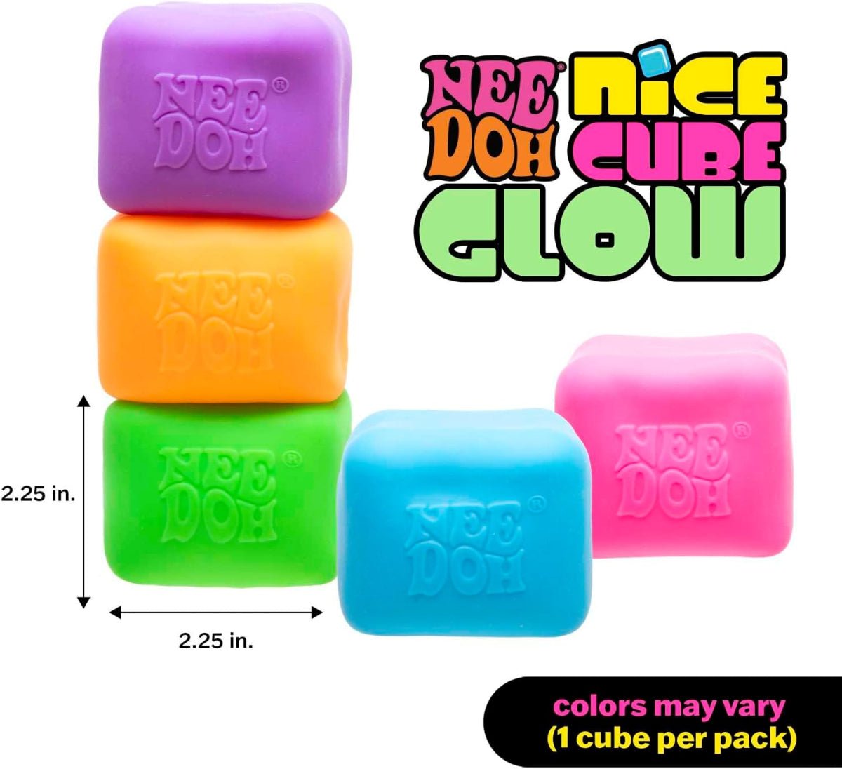 Glow Nice Cube NeeDoh - Twirls + Twigs