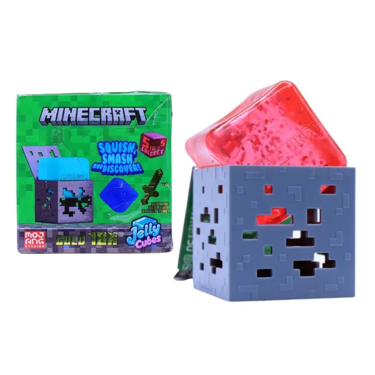 Minecraft Jelly Cube Squishy Toy - Twirls + Twigs