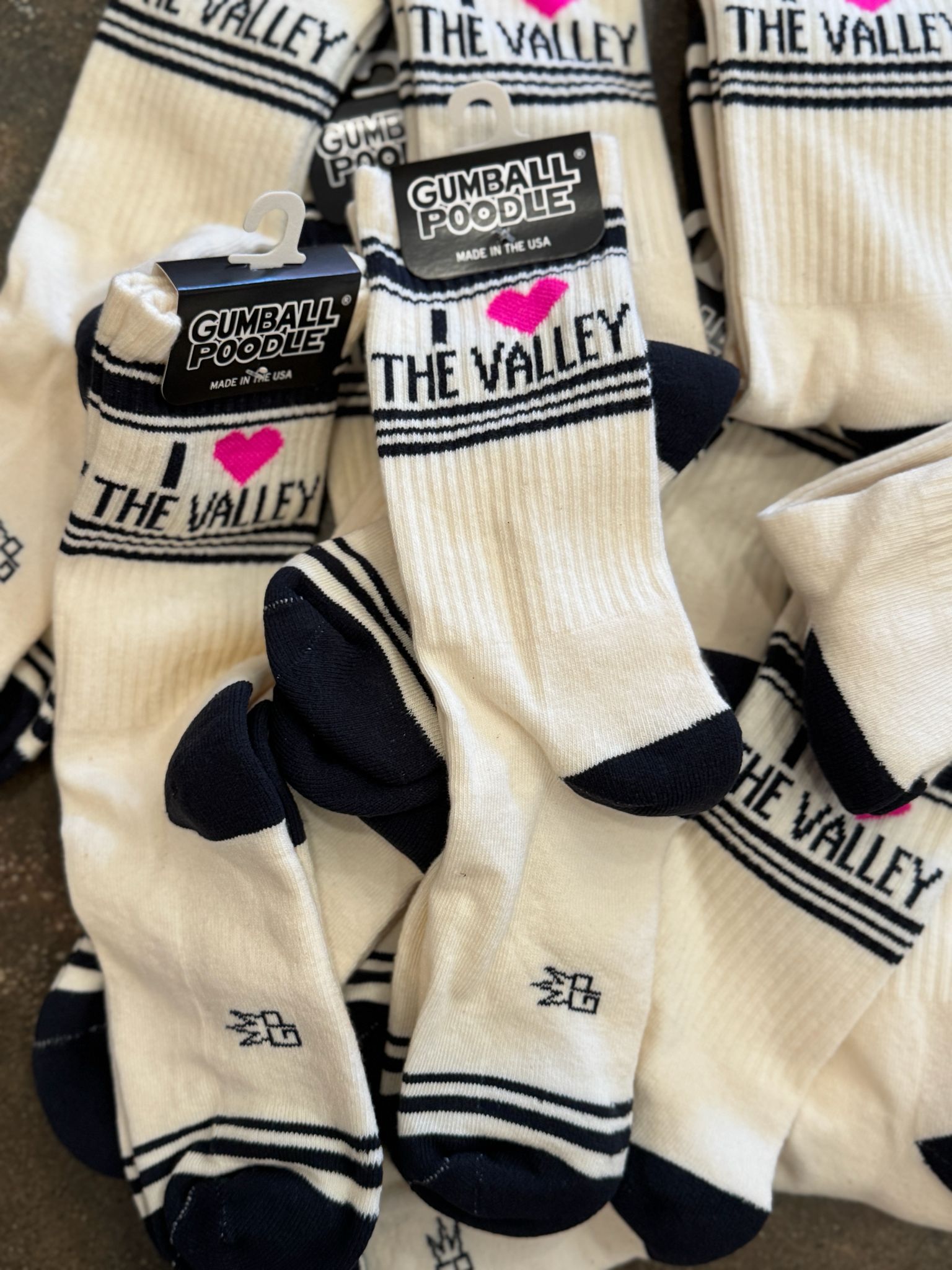 I Love The Valley Socks - Twirls + Twigs