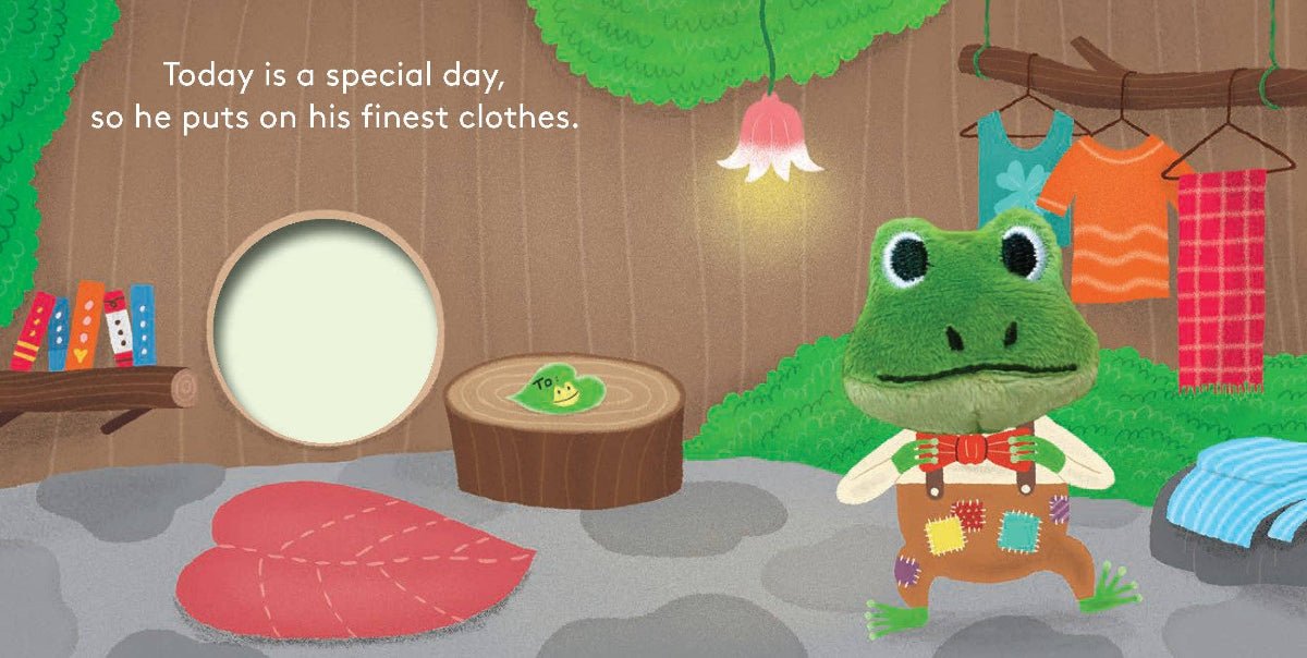 Little Cottage Frog: Finger Puppet Book - Twirls + Twigs