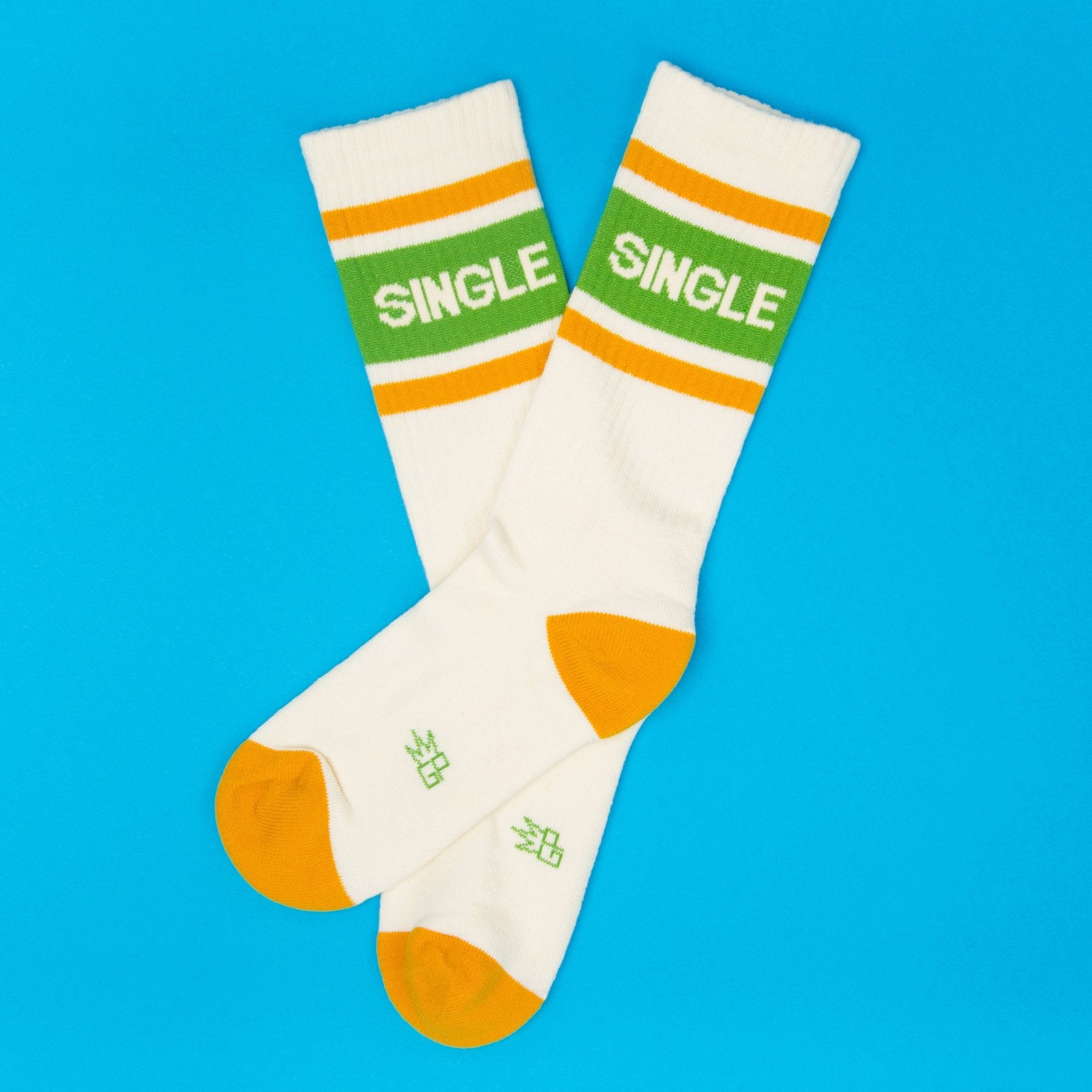 Single Gym Crew Socks - Twirls + Twigs