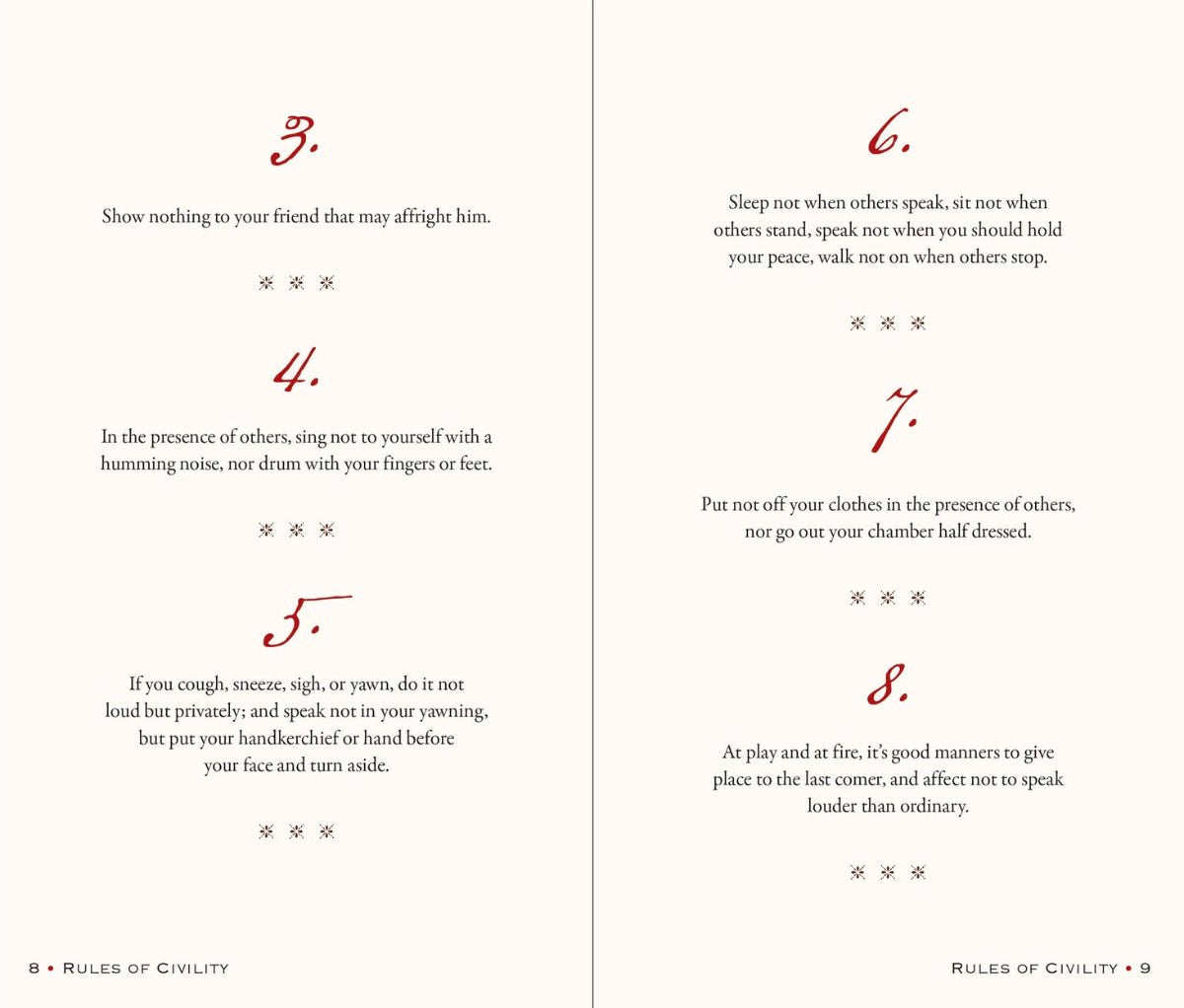 George Washington's Rules of Civility and Decent Behavior in Company and Conversation - Twirls + Twigs