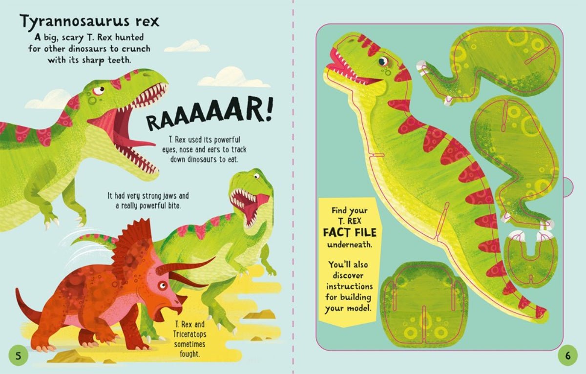 Slot-Together Dinosaurs - Twirls + Twigs