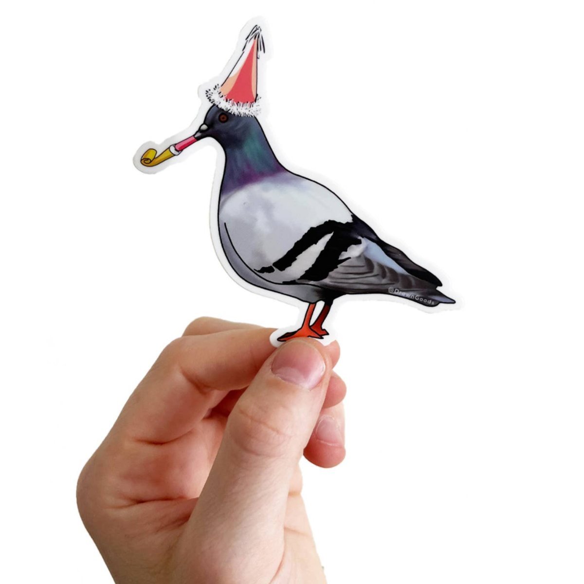 Party Pigeon Sticker - Twirls + Twigs