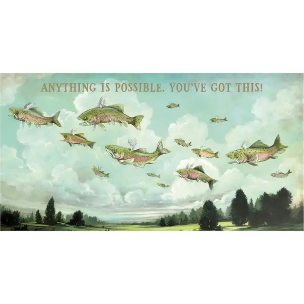 Flying Fish Card - Twirls + Twigs