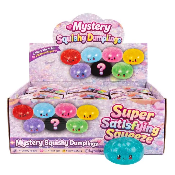 4" Mystery Squishy Dumpling: Slow Rise Sugar Assorted Colors - Twirls + Twigs