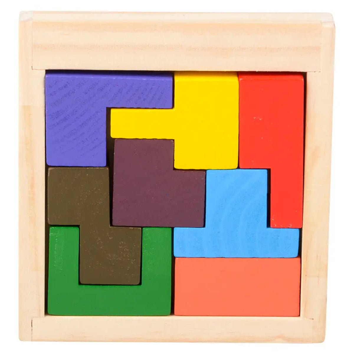 (T) 4" Wooden Tangram Puzzles - Twirls + Twigs