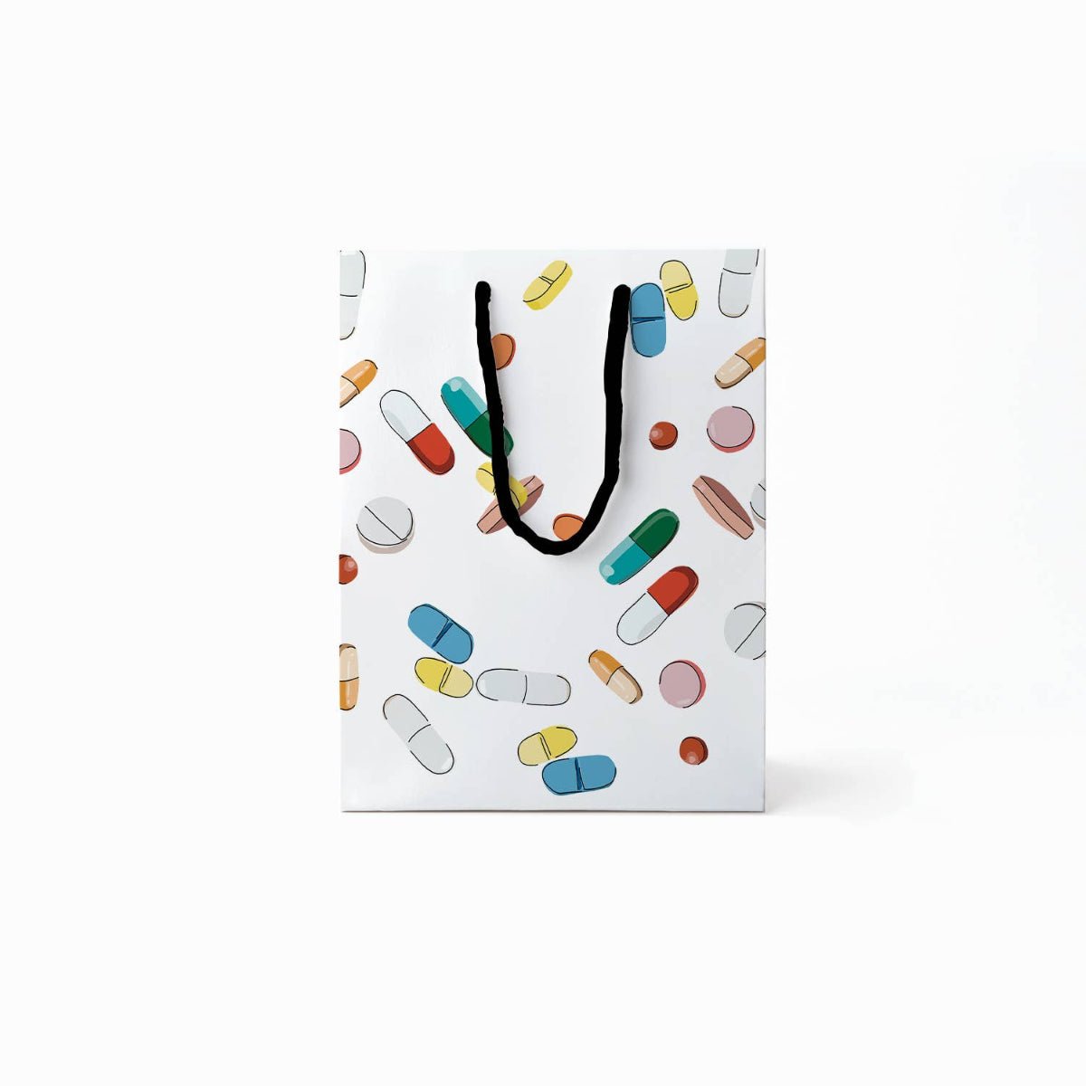 Pills Pattern Gift Bag: Small - Twirls + Twigs
