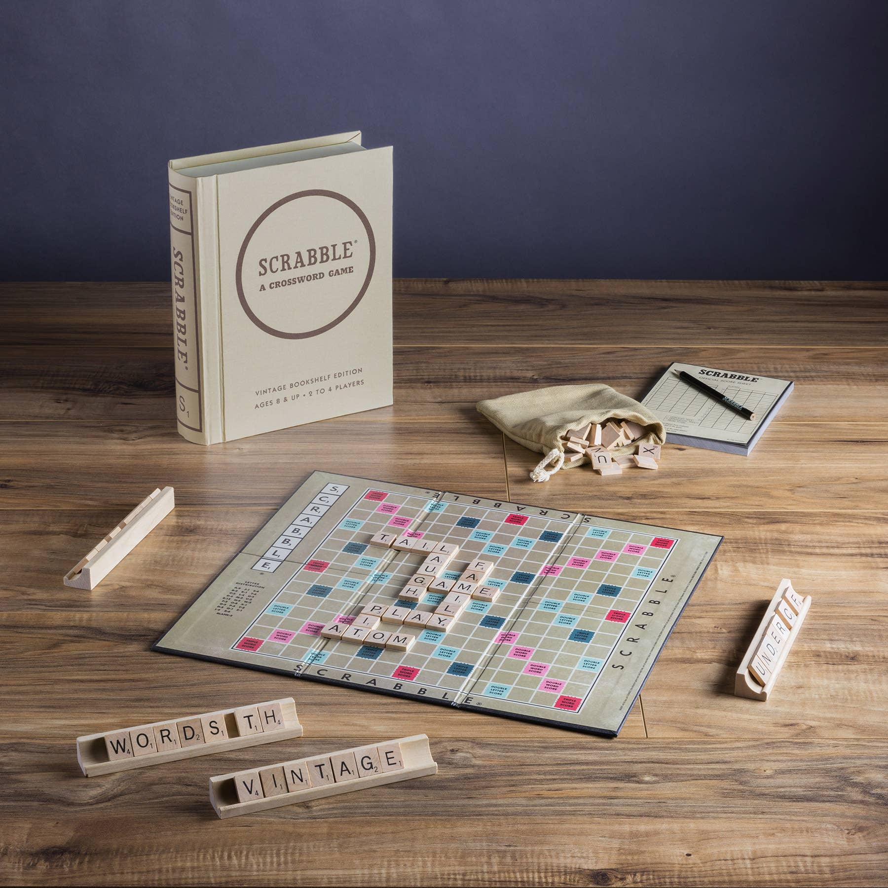 Scrabble Vintage Bookshelf Edition - Twirls + Twigs