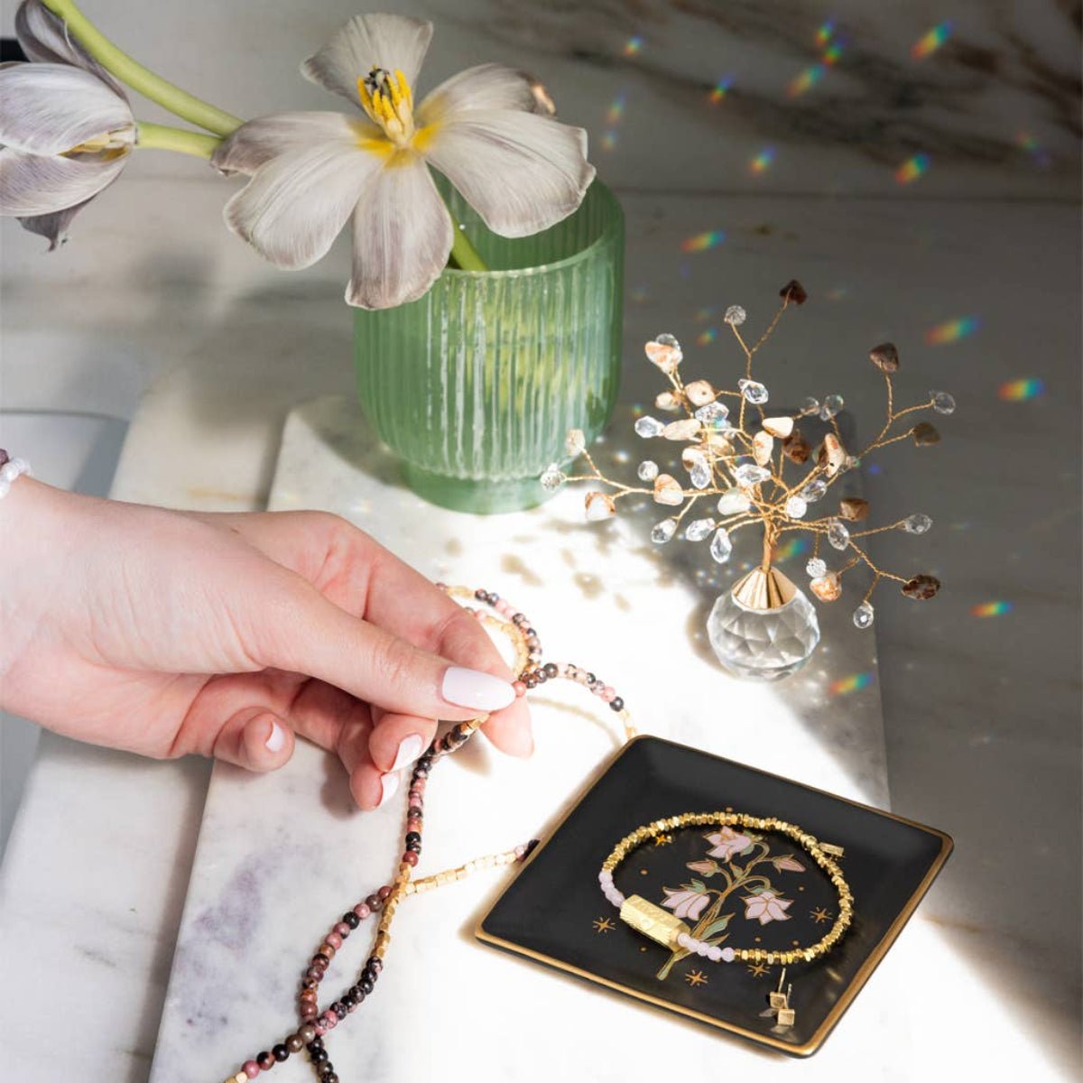 Over the Moon: Gift Set with Earrings - Twirls + Twigs