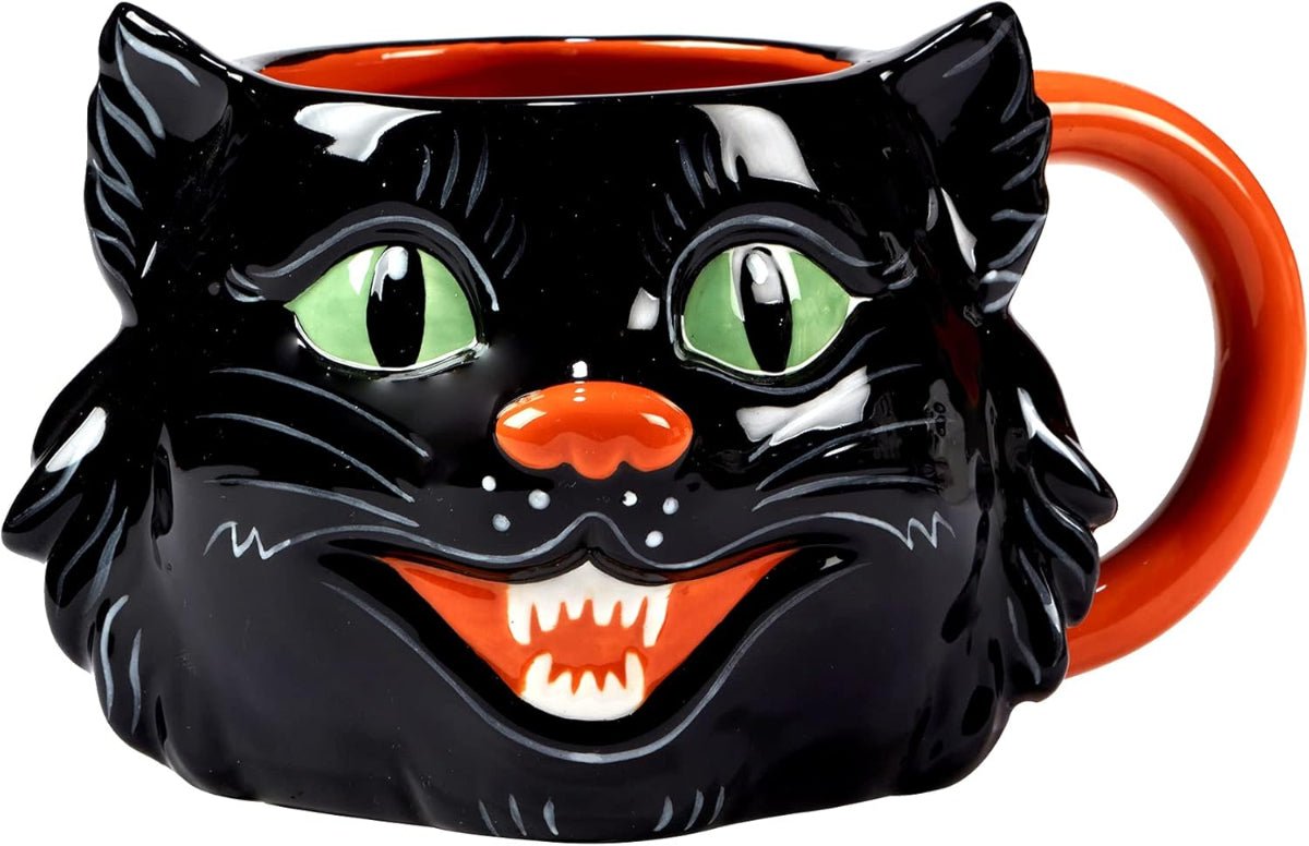 Scaredy Cat Halloween 3D Mug 22 oz. Assorted - Twirls + Twigs