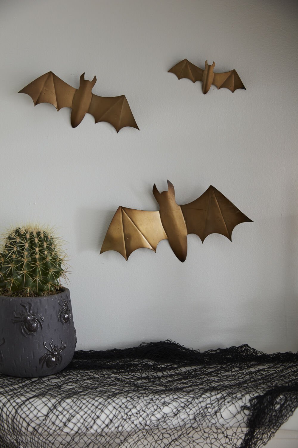 Winged Bat Wall Decor Set of 3 - Twirls + Twigs