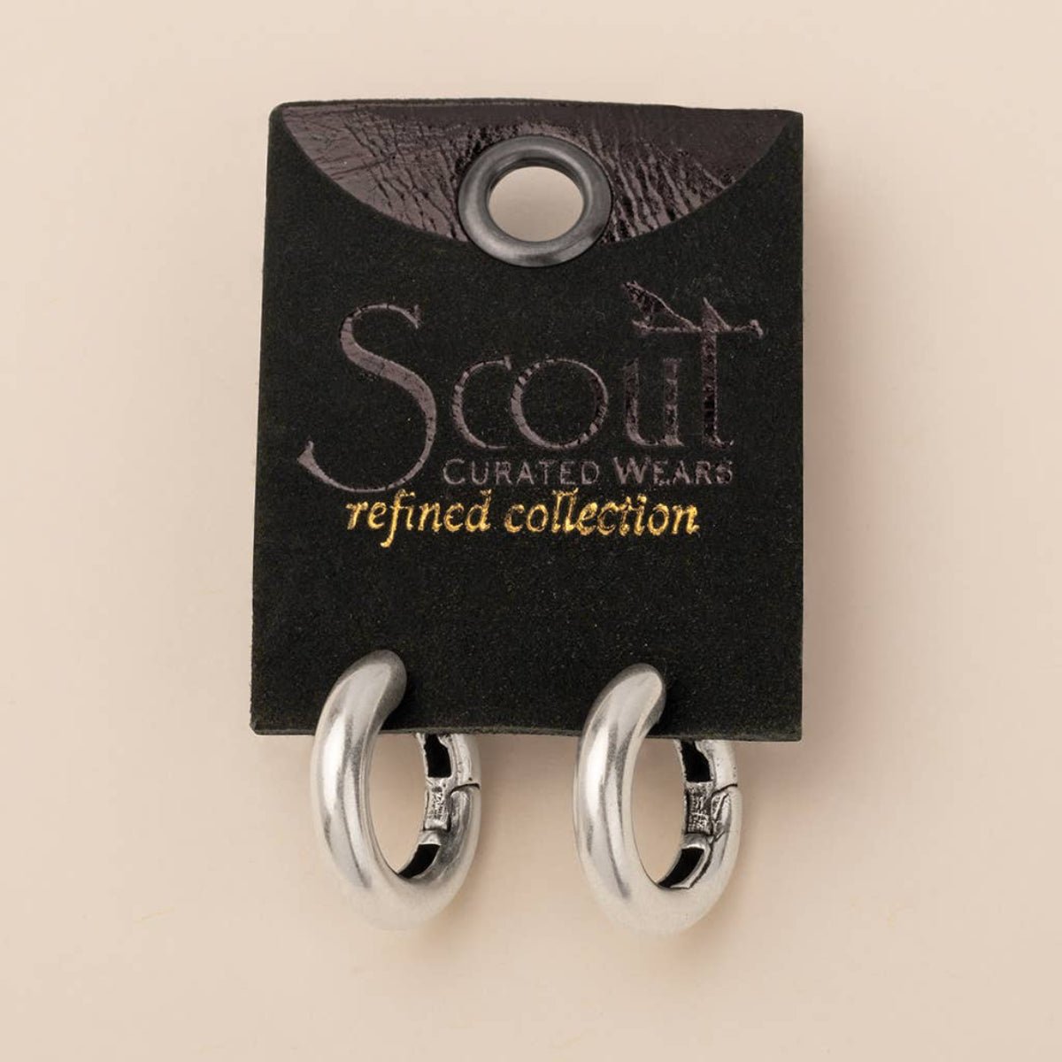 Refined Earring Collection - Stellar Hoop/Sterling Silver - Twirls + Twigs