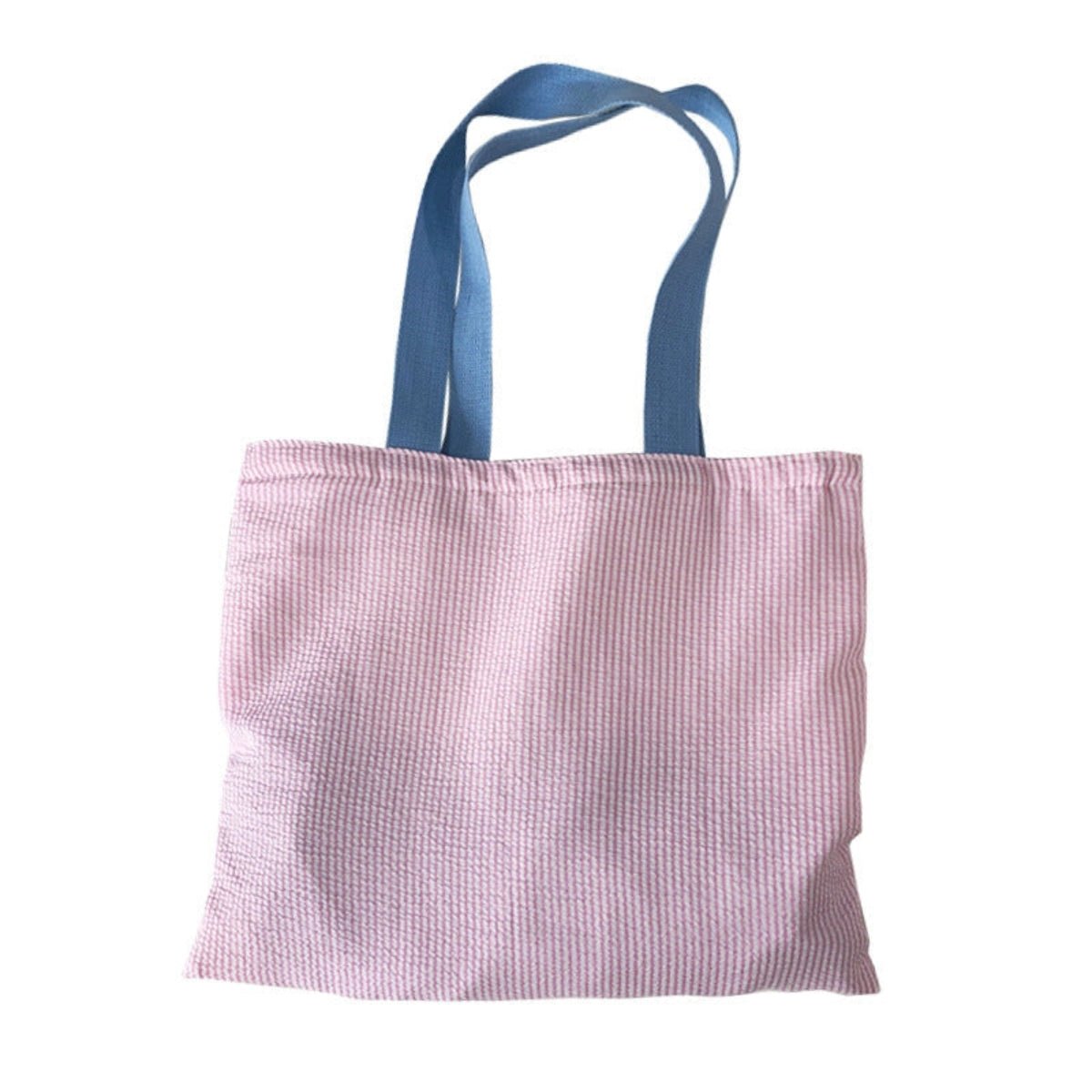 2026 Women Color Block Striped Canvas Tote Bag - Twirls + Twigs