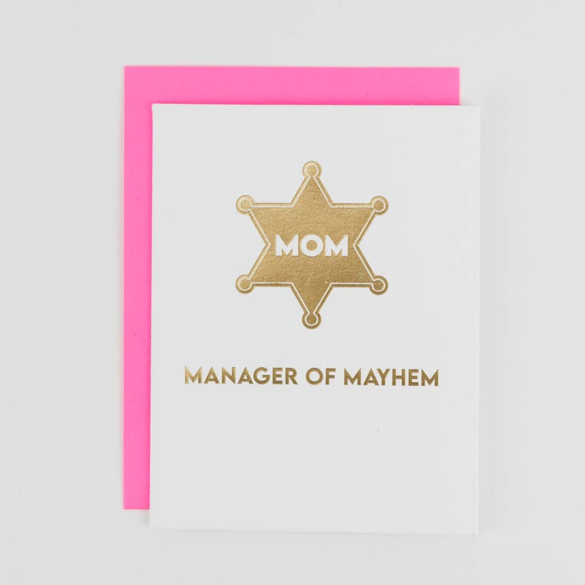 Mom - Manager of Mayhem - Mother's Day Card - Twirls + Twigs