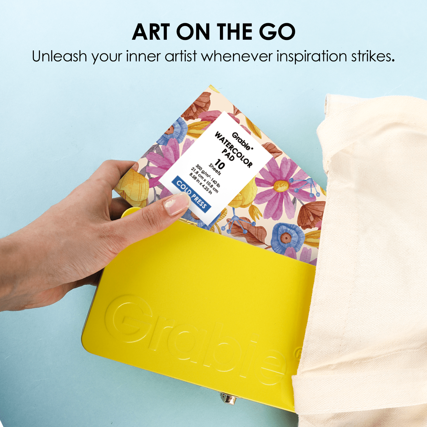 Watercolor-In-One Premium Watercolor Set of 50 Grabie - Twirls + Twigs