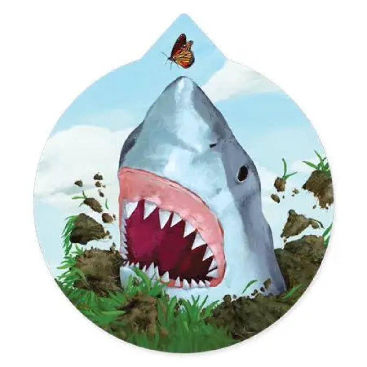 Shark Sticker - Twirls + Twigs