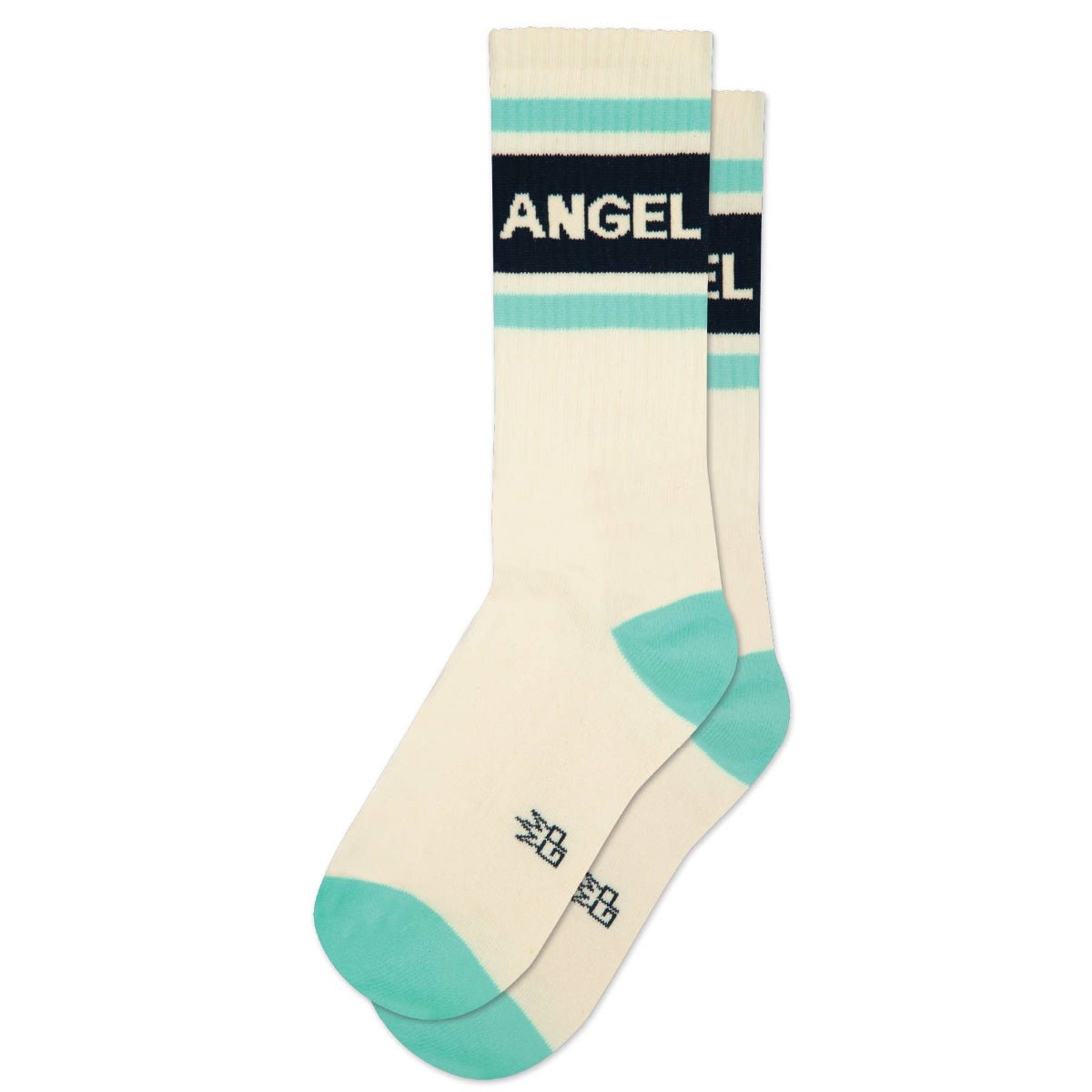 Angel Gym Crew Socks - Twirls + Twigs