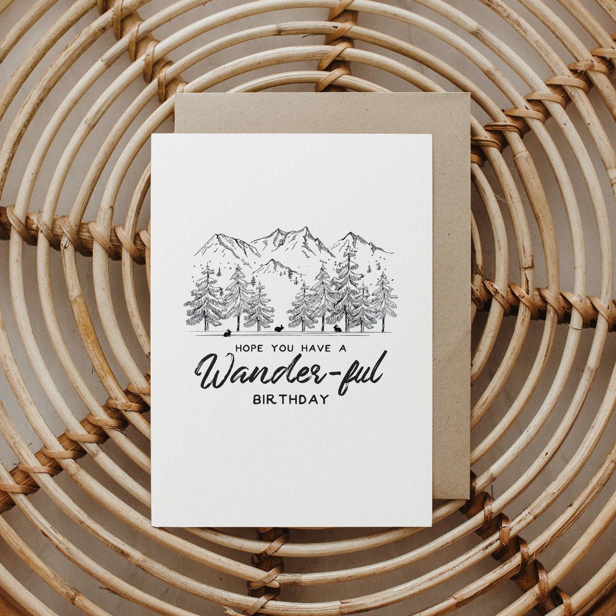 Wander-Fun Birthday Card - Twirls + Twigs