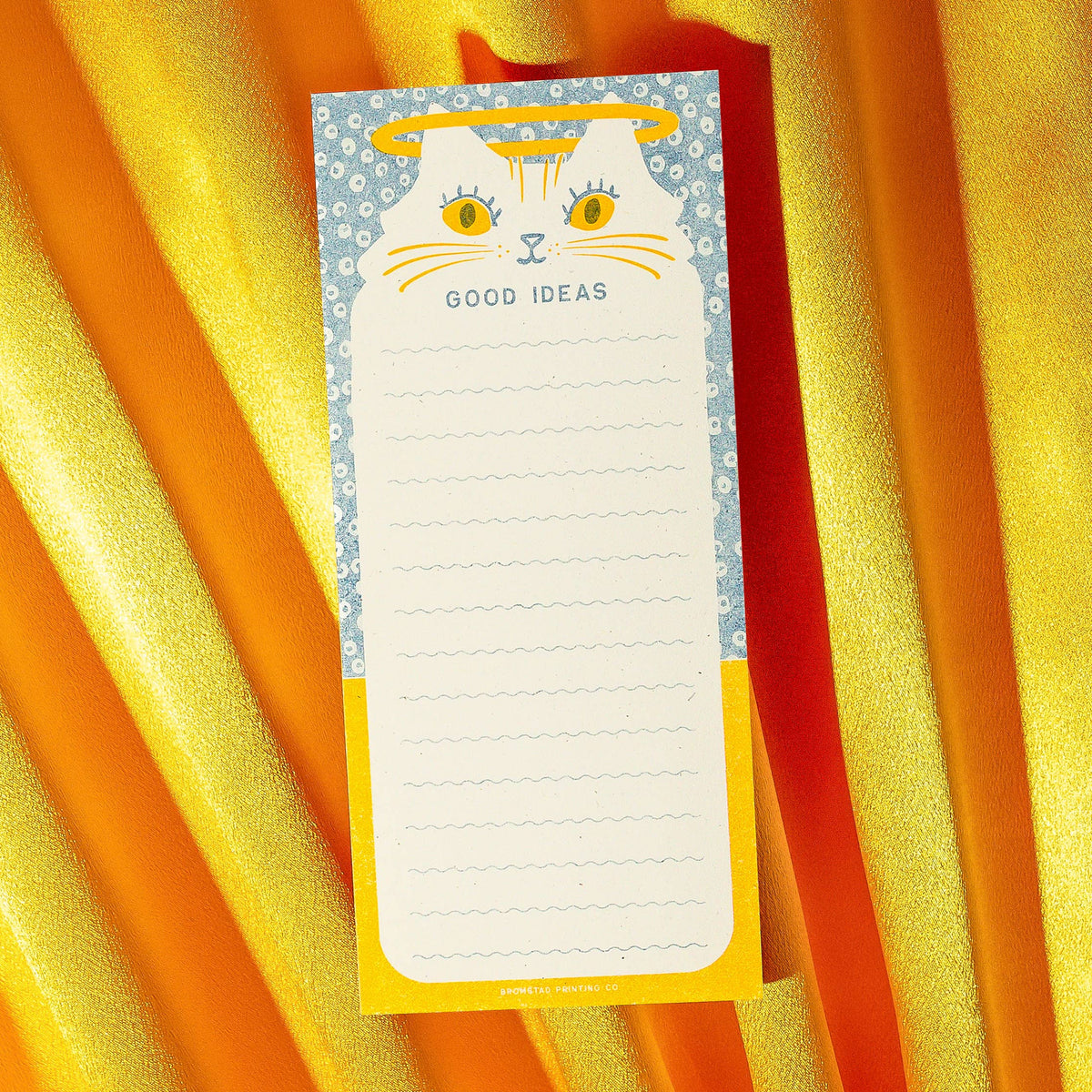 Good Ideas - Tall Risograph Notepad - Twirls + Twigs