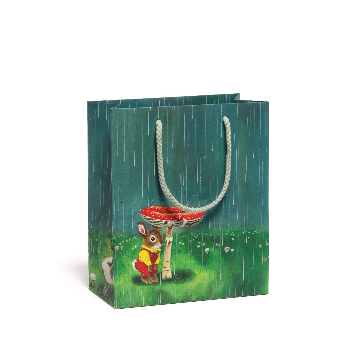 Richard Scarry Bunny and Mushroom medium gift bag - Twirls + Twigs