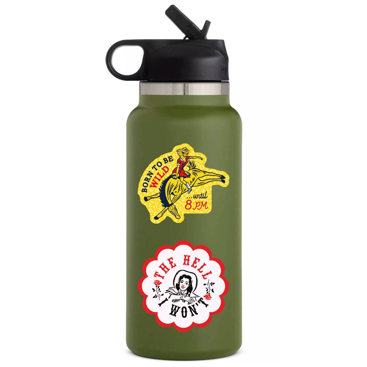 Born to be Wild Funny High Quality Vinyl Sticker - Twirls + Twigs