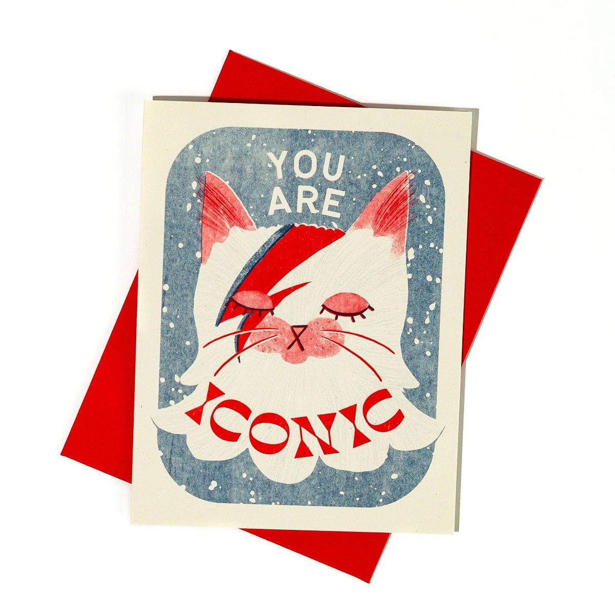 You Are Iconic - Risograph Greeting Card - Twirls + Twigs