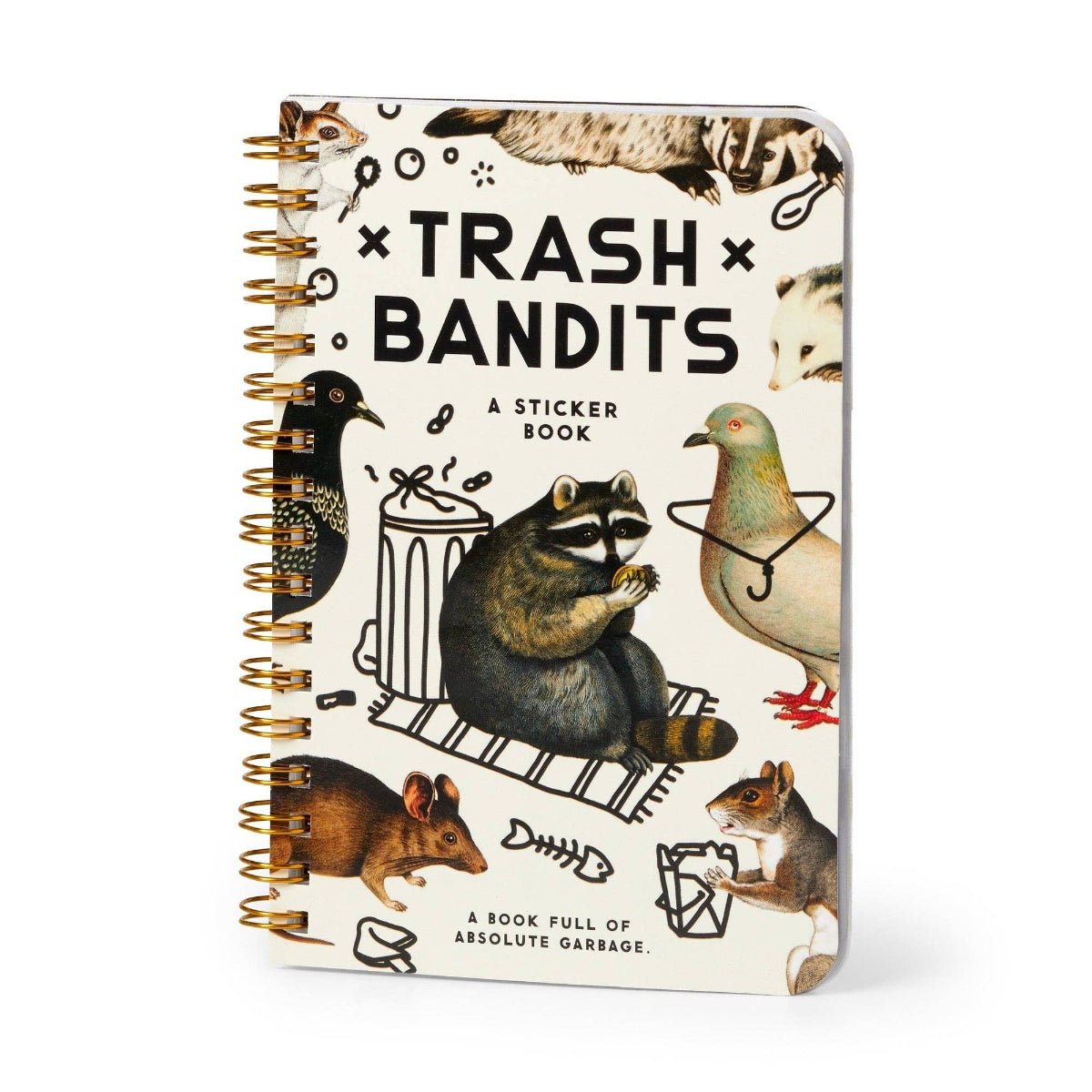Brass Monkey Trash Bandits Sticker Book - Twirls + Twigs