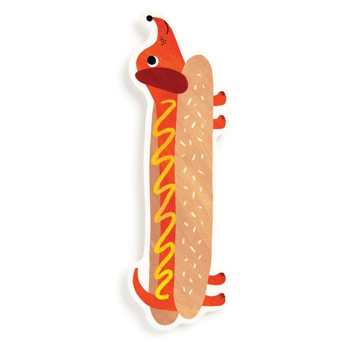 Hot Dog Bookmark - Twirls + Twigs
