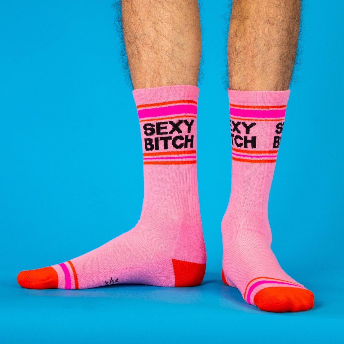 Sexy Bitch Gym Crew Socks - Twirls + Twigs
