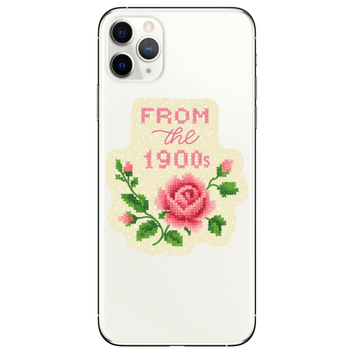 Funny Clever 1900 Cross Stitch High Quality Vinyl Sticker - Twirls + Twigs