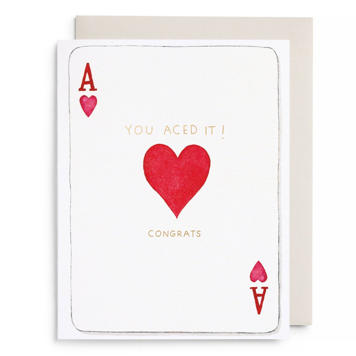 Aced It Congrats Card Greeting Card - Twirls + Twigs