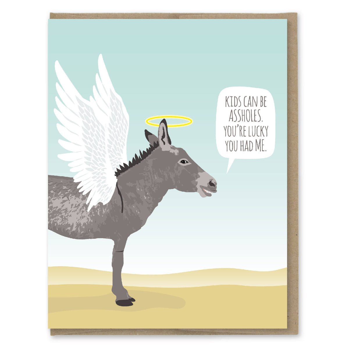 Kids are Assholes Funny Mother's Day or Father's Day Card - Twirls + Twigs