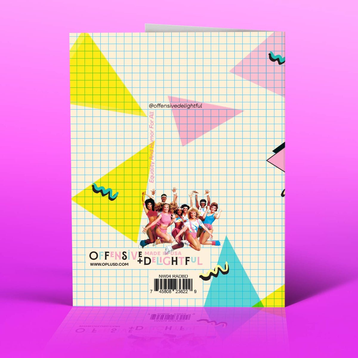 RAD 80's Birthday Card - Twirls + Twigs