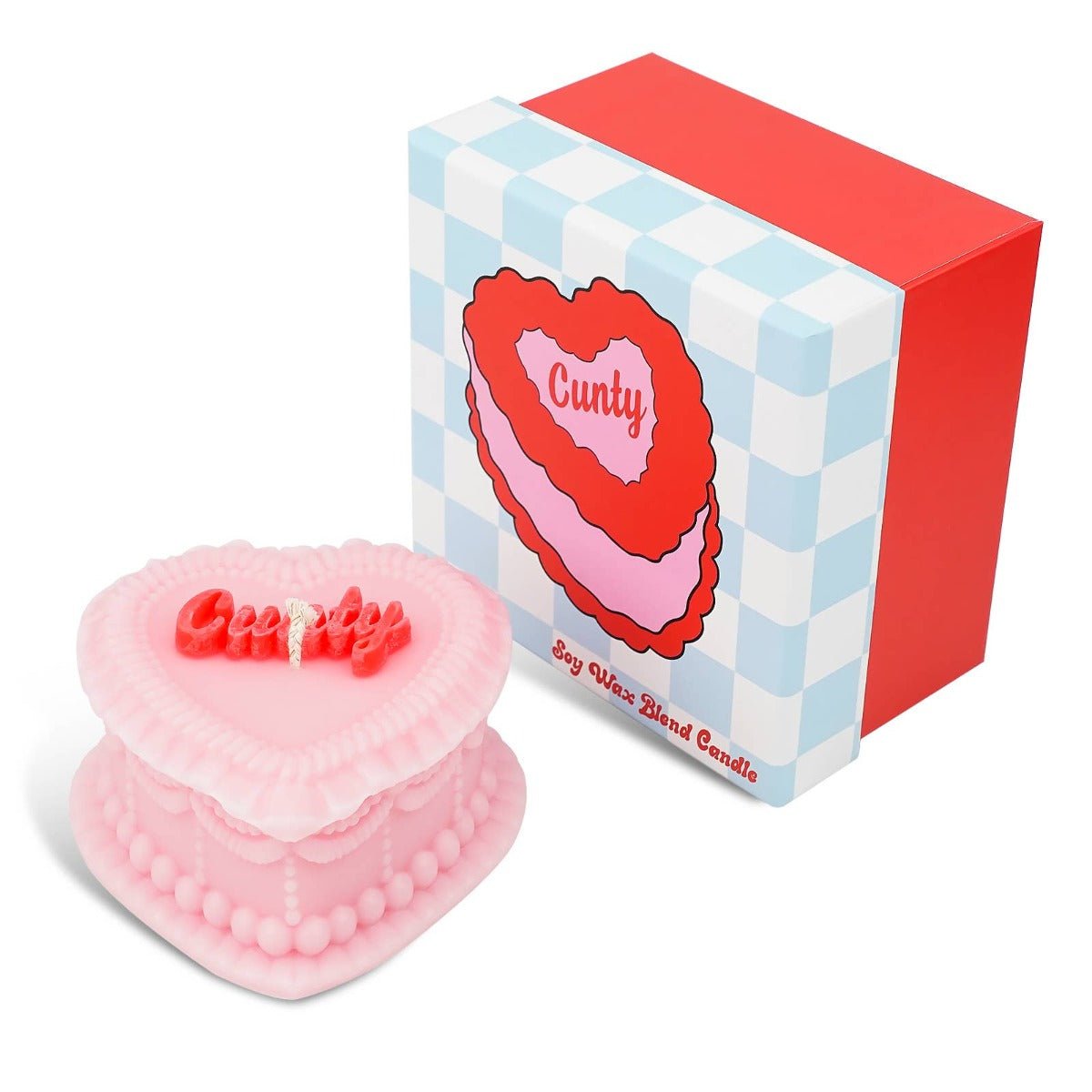 Cunty Heart Candle - Twirls + Twigs