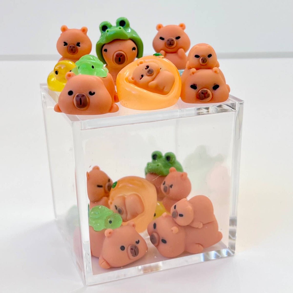 Cute Capybara Miniature Figurines - Twirls + Twigs