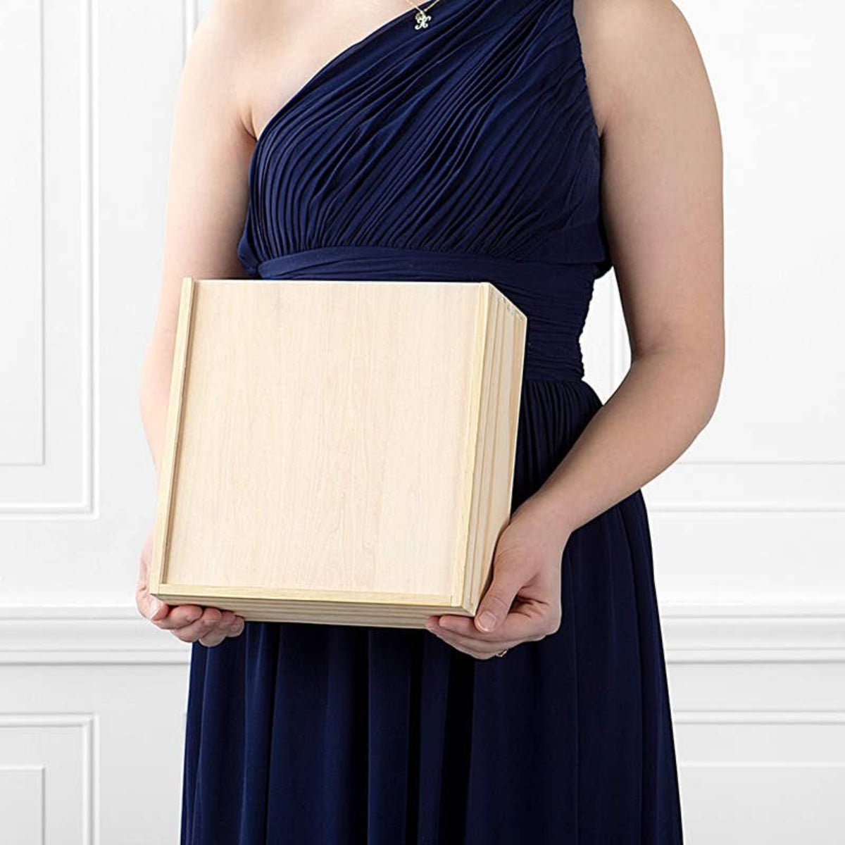 Unfinished Wood Gift Box: Small - Twirls + Twigs
