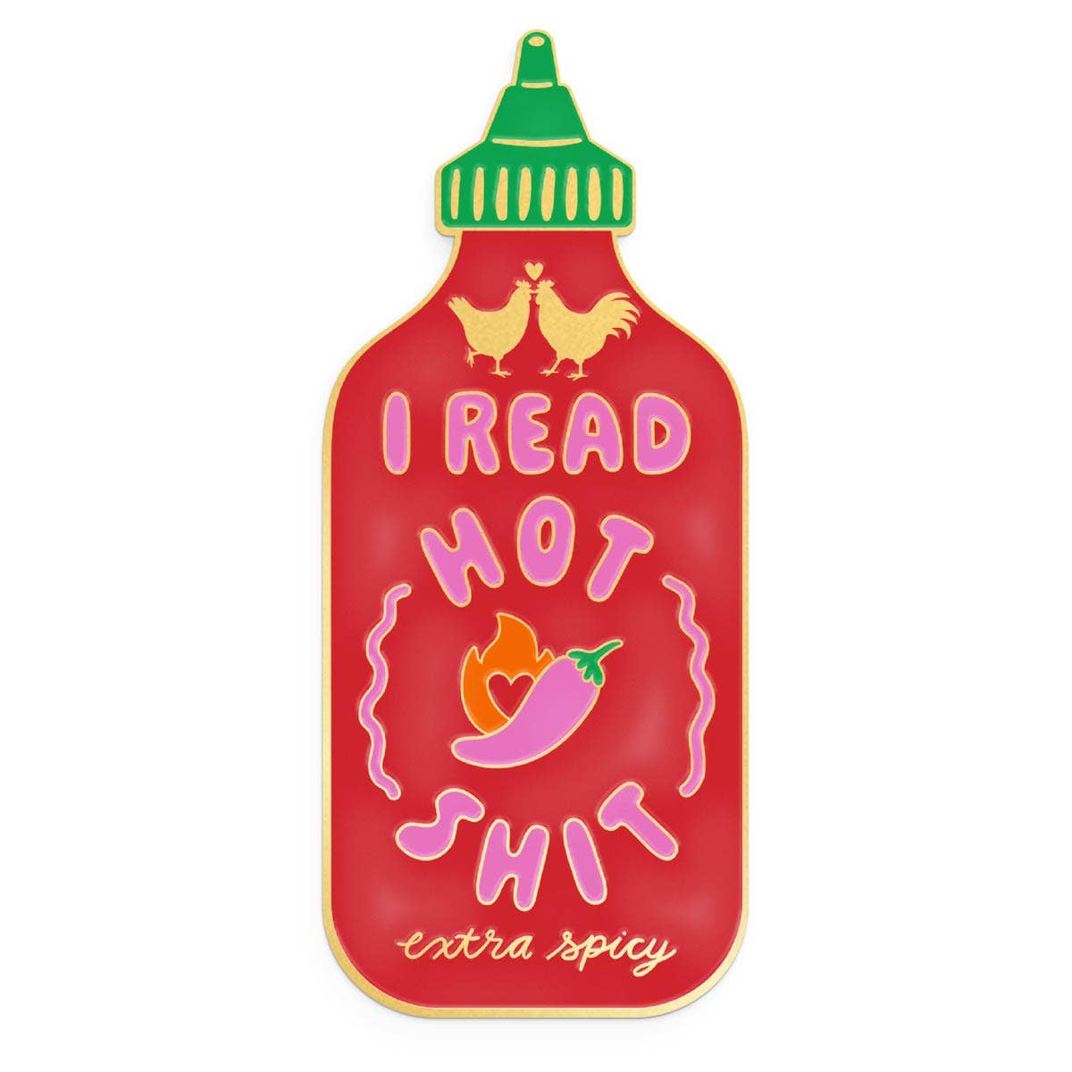 Hot Sauce Enamel Bookmark - Twirls + Twigs