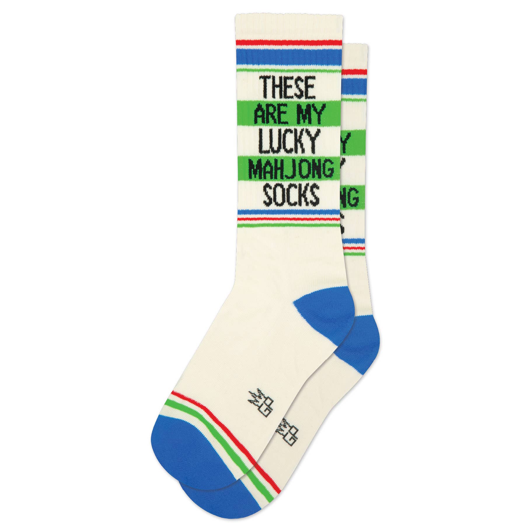 These Are My Lucky Mahjong Socks Gym Crew Socks - Twirls + Twigs