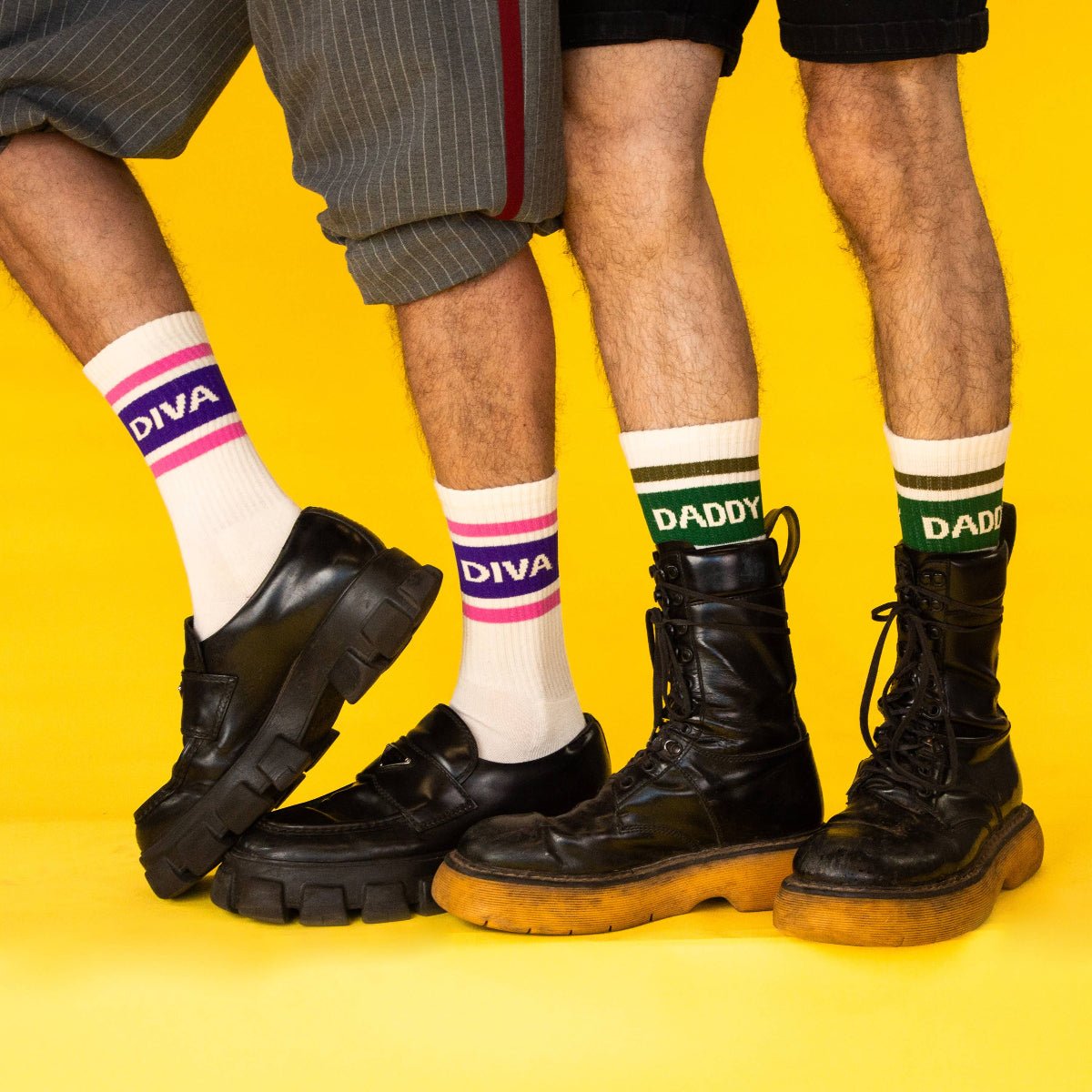 Daddy Gym Crew Socks - Twirls + Twigs