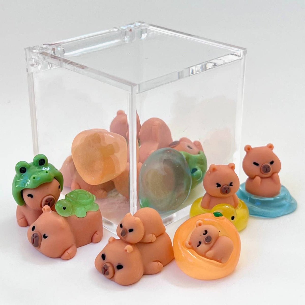 Cute Capybara Miniature Figurines - Twirls + Twigs